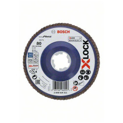 Bosch 2608619211 X-LOCK Fan Disc 125mm 22.23mm Robust Metal Grinder