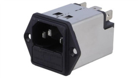 5200.0423.1Złącze Zasilające Ac Gniazdo Męskie 4A 250Vac Iec 60320 5200