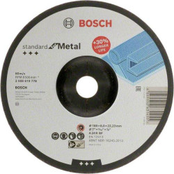Bosch 2608619778 Standard Metal Grinding Disc 180mm Aluminium Oxide
