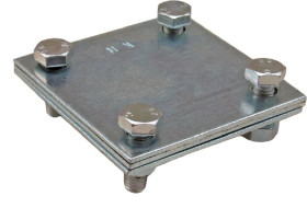 Złącze do bednarki B=50 mm (trzy płytki) KM15 /1szt./