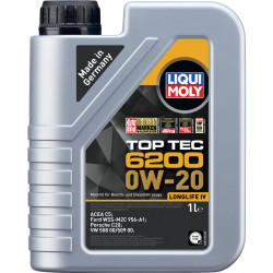 Liqui Moly 20780 Top Tec 6200 Engine oil 0W-20 1L Lubricants Greases Oils