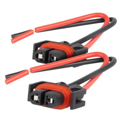 Wtyk do żarników H8/H9/H11 Amio Ceramiczny prosty, Kpl. 2 Sztuki