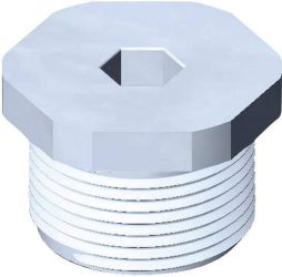 Zaślepka Wiska 10062398 M32 poliamid szaro-biały (ral 7035) 1 szt.