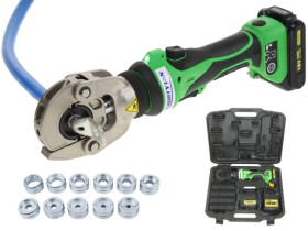 Praska akumulatorowa z matrycami 10-300 EK-300K SET 10-300 mm2 / Zaciskarka 10-16-25-35-50-70-95-120-150-185-240 mm2 / ZESTAW