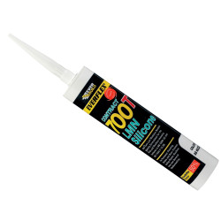 Everbuild 700TBN PVCu &amp; Roofing Silicone Sealant C3 Brown 700T