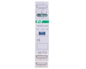 Lampka modułowa 1-fazowa niebieski LK-712B-130-260V