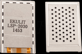 109100 Piezo speaker, solder connection