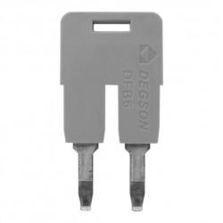 Mostek wtykowy 2-biegunowy do złączek szynowych DS6 DGN 4005