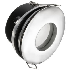 Oprawa DZETA okrągła hermetyczna chrom stop cynku i aluminium