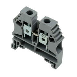 Złączka szynowa 2-przewodowa 6mm2 szara ER6GREY