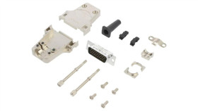 Dtzf-Ljsrg-26Mhsl D-Sub Hd Męskie Proste Lutowanie Na Przewód Unc 4-40 Pin 26