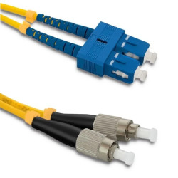 Qoltec Patchcord światłowodowy SC/UPC - FC/UPC Singlemode 9/125 G652D Duplex 3m