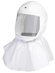 Kaptur ochronny, Biały, Wielorazowe, Polipropylenowe, szt. w opakowaniu: 10