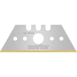 Martor 85233.70 Trapezoidal Blade Steel Tin Coated 2-Way 10 Pieces