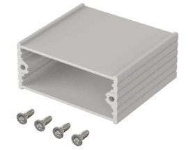 Aluminum enclosure kit, (L x W x H) 55.3 x 50 x 24.4 mm, natural, IP40, 97153050.HMT1