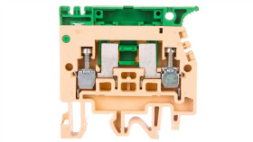 Złączka Bezpiecznikowa 6,3A G 5X20 2-Przewodowa 4Mm2 Beżowa I-Sf900
