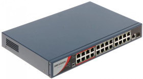 Switch PoE 24-portowy 100Mbps + SFP (niezarządzalny) DS-3E0326P-E/M