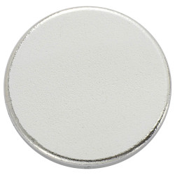 TruComponents 524742 Magnetic pad N35-3502 Silver (&#xD8;) 15 mm