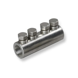 Złączka śrubowa z łbami zrywalnymi Al/Cu 150-300mm2 4 śruby 1kV SLJ4.47