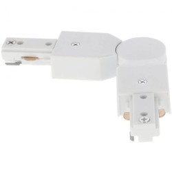 Łącznik przegubowy do szyny, MEVA PRO Flex Connector-B White, biały EDO777519 EDO