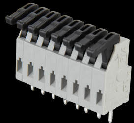 AST0240804 8-pin spring loaded terminal, 3.81-mm pin spacing
