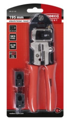 Zaciskarka do złącz RJ45/RJ12/RJ11 (8P/6P/4P) 195mm TPR SK5 MN‑20‑180