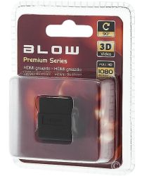 PRZEJŚCIE HDMI GNIAZDO-GNIAZDO KĄTOWE (ZLHDMI GN/GN-KAT)