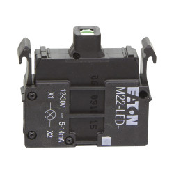 Blok LED Eaton M22 blokada Blok świetlny 12 → 30V ac/dc LED, przyłącze śrubowe kolor Niebieski