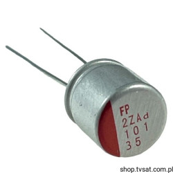 RL81V101MDN1 Polymer FPCAP 100uF 35V RADIAL HICON