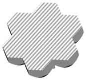 Soczewka LED 7-LEDowa 39.15 Dia. x 12.25mm, D 39.15mm, kąt widzenia 12° Poliwęglan (PC), Polymer Optics