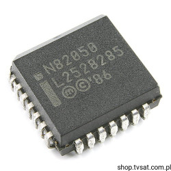 N82050 Single Serial I/O Controller SMD-PLCC28 INTEL USED