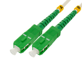 Patchcord światłowodowy SC-APC/SC-APC simplex 0.5m