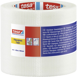 tesa 60101-00003-00 Cloth Tape 45m x 10cm white ideal for interior use