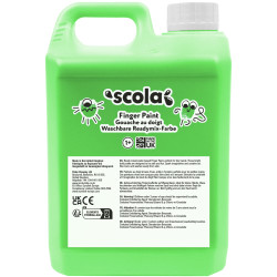 Scola DFP2LT/36 Finger Paint Brilliant Green 2L