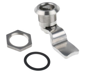 Zamek trójkątny wycięcie panelu: 20.2 x 22.2mm Stal nierdzewna