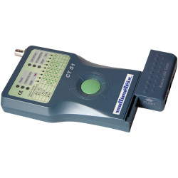 Multimetrix P06237901 CT 51 Cable Tester: RJ-45 RJ-11 USB IEEE 1394 BNC