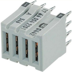 Złącze typu Backplane Har-Bus HM Power Series 3mm Pitch 4-pinowe 4-rzędowe Żeński, Wtłaczane Terminal, 23 A @ 70 °C