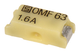 Bezpiecznik nieresetowalny 1.6A 63V ac/dc Schurter F Termoplastyczne 50 A przy 63 V AC/DC