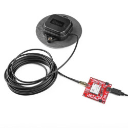 GPS-RTK-SMA Kit - zestaw z modułem GPS z układem ZED-F9P - SparkFun KIT-18292