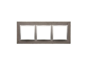 SIMON 54 NATURE Ramka 3 potrójna Nature-Beton MOKRA ROBOTA IP20/IP44* DRN3/96 KONTAKT SIMON