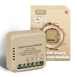 Mini Przekaźnik WiFi Tuya 10A 230V – Dopuszkowy MOES WM-104-M