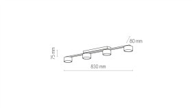 Lampa Sufitowa Plafon Omi Kolor Złoty Z Szklanym Białym Kloszem, Źródło 1*G9...