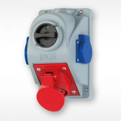 Zestaw COMBO-POL 32A 5P+2x230V schuko wyl. L-O-P 960625521