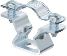Spacer clamp, max. bundle Ø 20 mm, steel, galvanized, (L x W) 47 x 14 mm, 1362764