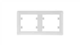 Lumina Soul Ramka Podwójna Pozioma Biała Wl5220