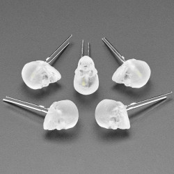 dLUX-dLITE Red Skull Shape LEDs (5 Pack)