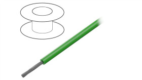 7058/19 Gr005 Przewód Na Rolce O Długości 30,5M Linka Cu, 150V Pvc Zielony 16...