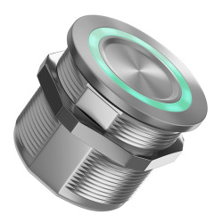 Przełącznik piezoelektryczny, Kabel, 1A, 1 to 24 V, 1 A, SPST, Czerwony/zielony/niebieski, -20 → +75°C