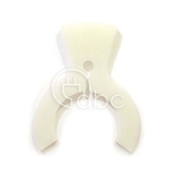 Klips do prowadnicy kablowej 6830 biały RC125 CL68-125