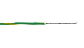 Przewód montażowy 0,52 mm² Zielony/Żółty Alpha Wire MPPE 20 AWG 600 V dł. 305m 10/0,25 mm +105°C CE, CSA, UL